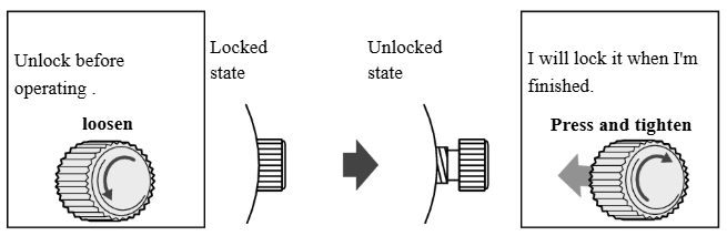 Crown Operation Screw Lock